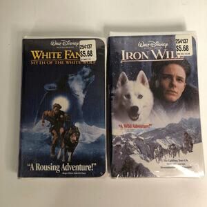 VHS Walt Disney White fang 2 iron will 90s bundle new in package nostalgia‎